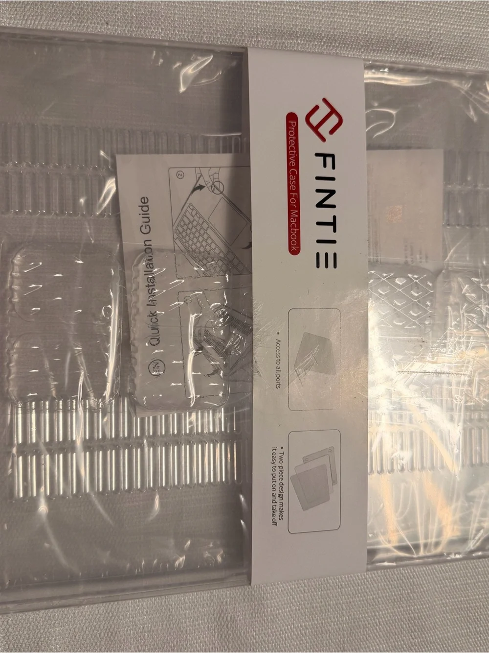 Fintie Clear Protective Hard Shell Case for MacBook - Transparent